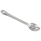 image of Winco BSSN-15 15" Stainless Steel Slotted Basting Spoon, One-Piece