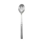 image of Winco BW-SL2 11 3/4" Stainless Steel Slotted Serving Spoon with Hollow Handle