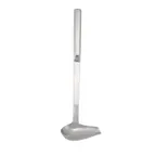 image of Winco BW-SP1 11 1/2" Stainless Steel 1-Piece 1 oz. Serving Spout Ladle w/ Hollow Handle