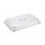 image of Winco C-DCF Dome Cover, Full Size, with Handle, Stainless Steel