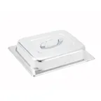 image of Winco C-DCH Dome Cover, 1/2 Size, with Handle, Stainless Steel