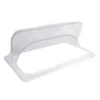 image of Winco C-DPF1 Full-Size Polycarbonate Flip-Open Display Dome Flip Cover