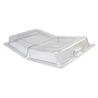 image of Winco C-DPFH Full Size Dome Hinged Display Cover, Polycarbonate