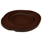image of Winco CAST-5UL Round Wood Underliner with Dual Contoured Handles for CASM-5R 