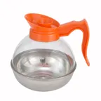 image of Winco CD-64O 64 oz. Polycarbonate Decaf Coffee Decanter