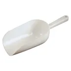 image of Winco CR-840W Bar Maid, 16Oz Scoop (White), Round Bowl, Hole Handle