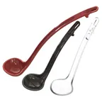 image of Winco CVLD-13K Black 13" Polycarbonate 1 oz. Serving Ladle