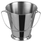 image of Winco DDSA-107S 5" x 5" Stainless Steel Mini Pail with Handle