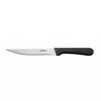 image of Winco K-60P Steak Knife – 5" Steel Blade, Pointed Tip, 8.9" OAL, Stamped, Plastic Handle - 1 Dozen