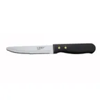 image of Winco K-85P Steak Knife, 9-15/16" OAL, 5" Stainless Blade, Plastic Handle, NSF Certified - 1 Dozen