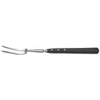 image of Winco KFP-180 Acero 18" German Steel Carving Fork with POM Black Handle