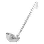 image of Winco LDI-10 One-Piece Stainless Steel 10 oz LDI Series Serving Ladle w/ 12 1/2" Long Handle
