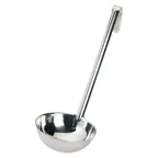 image of Winco LDI-24 Stainless Steel 24 oz. One Piece Ladle