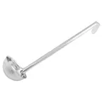 image of Winco LDIN-4 Prime Series 4 oz One-Piece Stainless Steel Serving Ladle