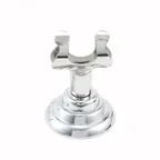image of Winco MH-1 Harp Clip Menu Holder, 1"x1"x1-1/2" H, metal base, 1‑4" width, ≤3" height - 1 Dozen