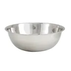 image of Winco MXB-2000Q 20 Qt. Standard Weight Economy Mixing Bowl - Stainless Steel