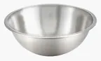 image of Winco MXB-950Q 9.5 Qt Stainless Steel Economy Mixing Bowl 
