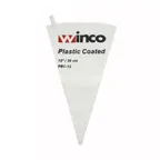 image of Winco PBC-12 12" Plastic Lined Canvas Pastry Bag - Cotton Outside