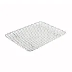 image of Winco PGW-810 Wire Pan Grate, 8" X 10", 1/2 Size, Rectangular, Chrome-Plated