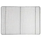 image of Winco PGWS-1216 Wire Pan Grate, 12" X 16-1/2", 1/2 Size, Rectangular, Footed
