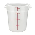 image of Winco PPRC-4W NSF 4 Qt. White Food Storage Container