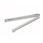 image of Winco PT-9 Pom & Ice Tongs, 9-inch Stainless Steel, Satin Finish, Kitchen Utensil - 1 Dozen
