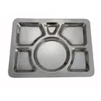 image of Winco SMT-1 Mess Tray, (6) Compartments, 15-1/2" X 11-1/2", Style A, Rectangular