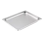 image of Winco SPH1 1 1/4" Deep 1/2 Size Standard Weight Stainless Steel Steam Table Pan 