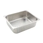 image of Winco SPHP4 4" Deep 1/2 Size Perforated Steam Table / Hotel Pan  
