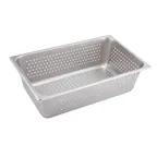 image of Winco SPJH-106PF  22 Gauge 6" Full Size Perforated Steam Table Pan 
