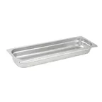 image of Winco SPJH-2HL 2 1/2" 1/2 Long Size Stainless Steel Steam Table Pan