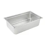 image of Winco SPJL-106   25 Gauge 6" Full Size Solid Anti-Jam Steam Table Pan 