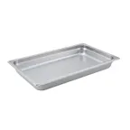 image of Winco SPJM-102 24 Gauge 2 1/2" Full Size NSF Solid Anti-Jam Steam Table Pan