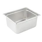 image of Winco SPJP-206 23 Gauge 6" 1/2 Size Solid Anti-Jam Steam Table Pan
