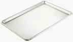 image of Winco SXP-1318 Full Size Sheet Pan, 13"L X 18"W, Open Bead, 18/8 Stainless Steel, 20 Gauge