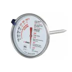image of Winco TMT-MT3 5" Meat Thermometer, 3" Dia. Dial Face With Stem - 130° To 190° F
