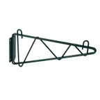 image of Winco VEXB-14 Wire Shelf Wall Mount Brackets, 14" Deep, Epoxy Coated Green, Steel, - 1 Pair