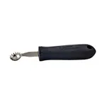 image of Winco VP-308 Tomato Stem Corer, 6" Stainless Steel Blade, Black Soft‑Grip Handle, Aluminum Housing