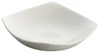 image of Winco WDP013-104 Lera™ 6" Square Porcelain Plate, Bright White, Dishwasher Safe - 36/Case