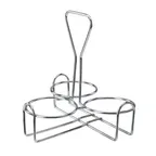 image of Winco WH-4 3 Ring Condiment Jar Holder