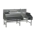 image of Eagle Group CCS-60-1-3VP Blender Station Underbar Ice Bin/Cocktail Station w/Long Liquor Display-flyer