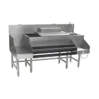image of Eagle Group CCS-60-2-3VP Blender Station Underbar Ice Bin/Cocktail Station w/Long Workboard-flyer