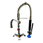 image of Fisher 73400 Mini Pre-Rinse Unit, Deck Mount, Spring Style, Single Hole