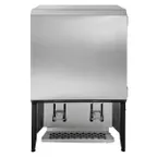 image of Hubert 72907 Milk Dispenser - 12 Gal, 2-Valve, 17.13"W x 27"D x 39.5"H Steel - Fits 3 & 5 Gallon