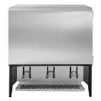 image of Hubert 92900 Milk Dispenser – 18‑Gal, Triple‑Valve, 17"W x 38"D x 39"H, Steel, 3‑&5‑Gallon Milk Bags