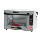 image of Metro HBCS4-B HotBlox Xpress S4 Countertop Heated Holding Cabinet, 2-Shelf, All Aluminum, LED Lighting, 875W, 120V