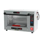image of Metro HBCS4-T HotBlox Xpress S4 Countertop Heated Holding Cabinet, 2-Shelf, Clear Flip Door, Aluminum, 875W, 120V