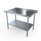image of NBR Equipment TG-8430R Economy Work Table, 84"W X 30"D X 37-1/4"H Overall Size