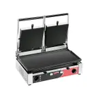 image of SIRMAN 34A3441105SI PD LL Double Panini Grill w/ Timer, 20" x 10" Smooth Plates, 220V