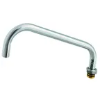 image of T&S Brass 115X Big-Flo Nozzle, Swivel, 18" Long, Standard, Plain End Outlet